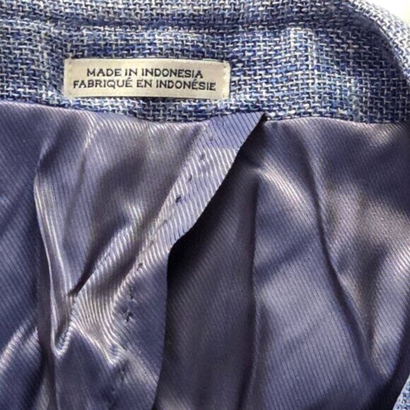 Joseph Abboud Wool Linen Blend Blazer Sport Coat 44S - Picture 5 of 9